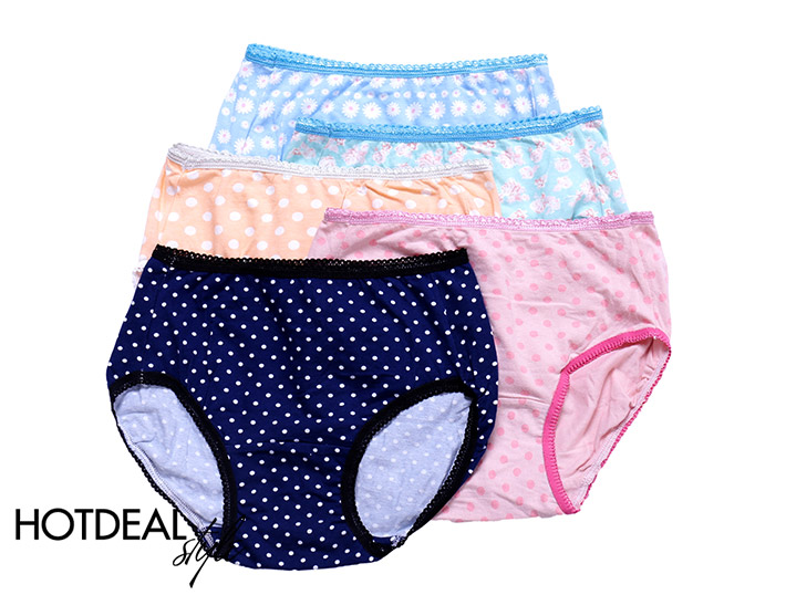 Quần lót in bông vải visco Quần lót in bông vải visco