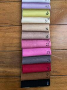 bảng màu vải borip lụa