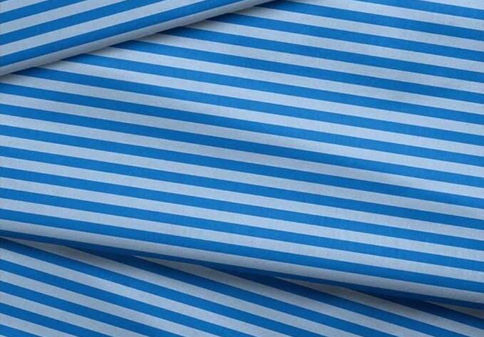 vải thun dẻo sọc xanh