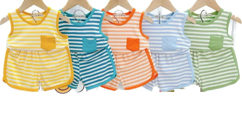 Bộ đùi trẻ em thun dẻo sọc