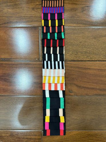 Bảng màu vải thun sọc