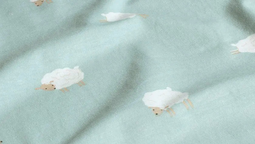 Vải thun dẻo in hình