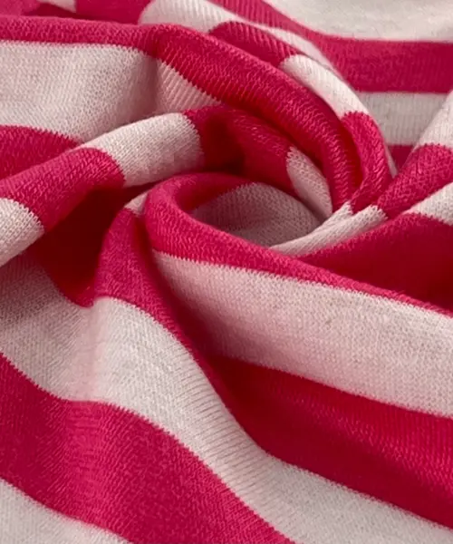 vải thun visco dẻo sọc